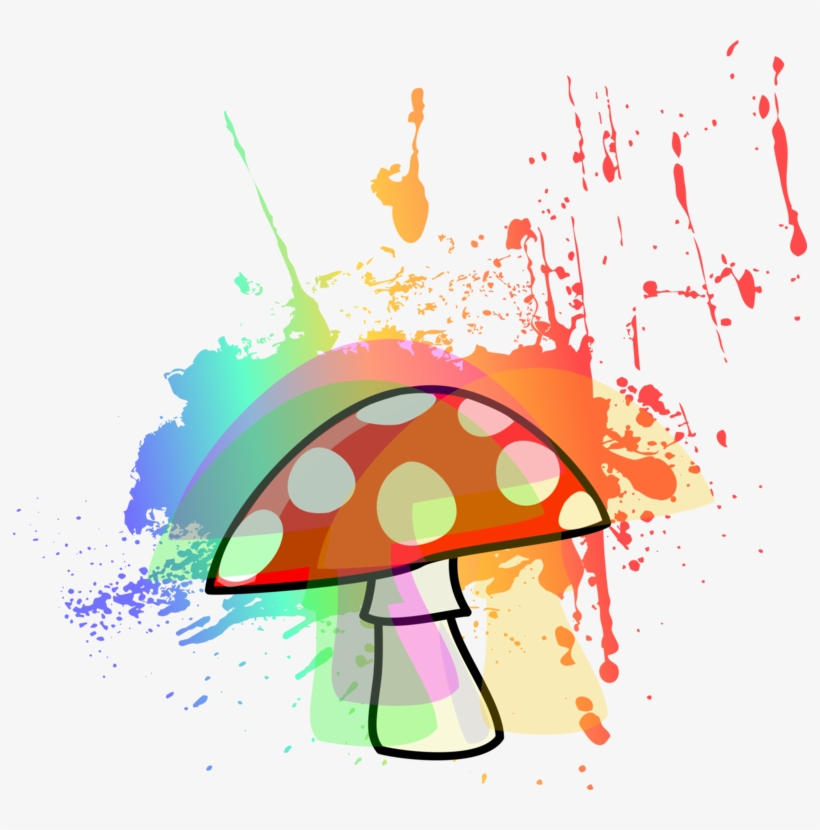 Psilocybin Mushroom Lysergic Acid Diethylamide Psychedelic - Trippy Clipart, transparent png #2140972