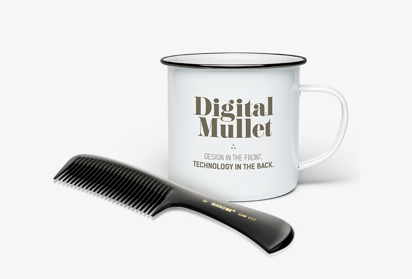 Digital Mullet Cup - Hairdresser, transparent png #2140973