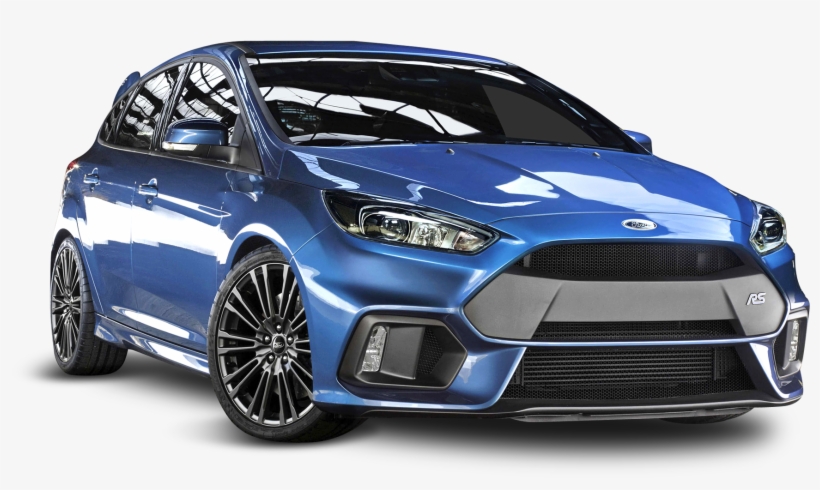 Blue Ford Focus Rs Car Png Image - Top Of The Range Ford Focus, transparent png #2141626