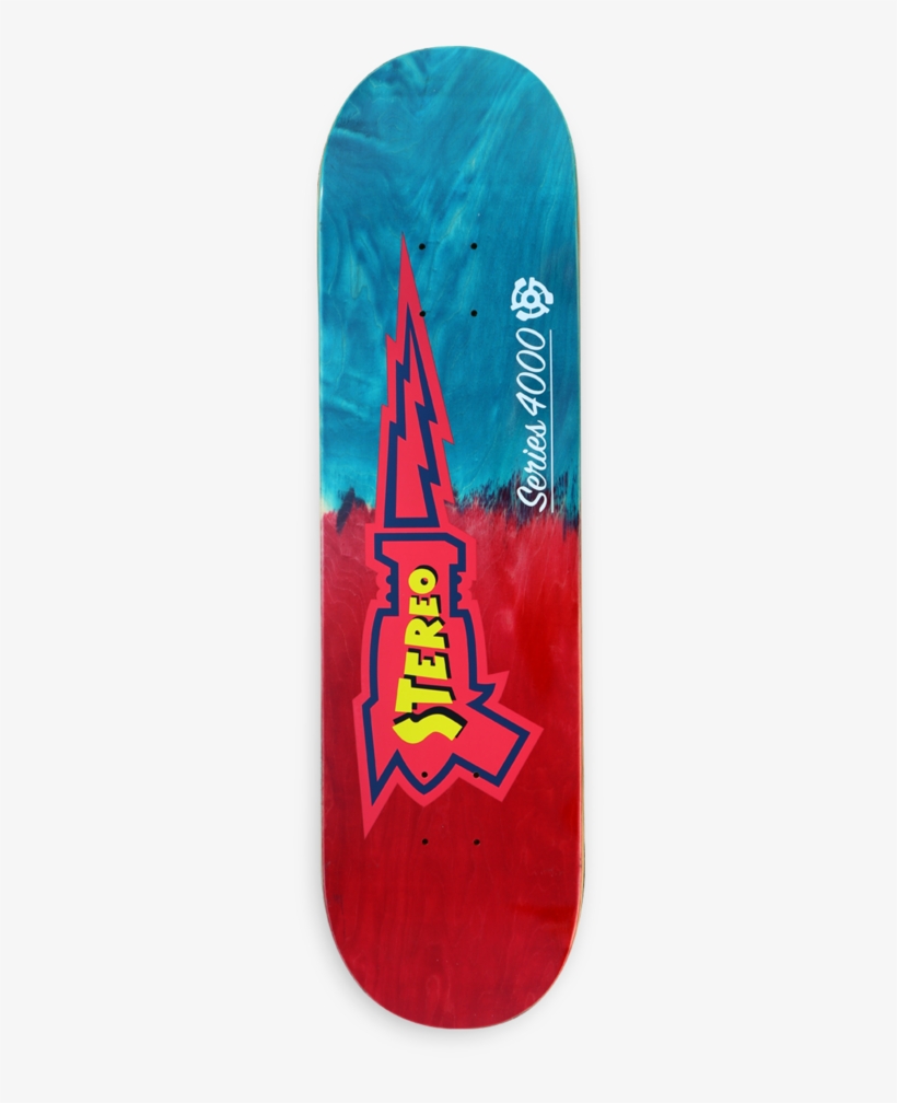 Blu/red Fade - Skateboard Deck, transparent png #2141697