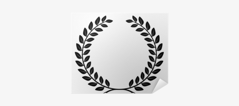 Laurel Wreath With Detailed Branches, Vector Poster - Letter Printed Stuffed Cushion Livebycare Linen Cotton, transparent png #2141827