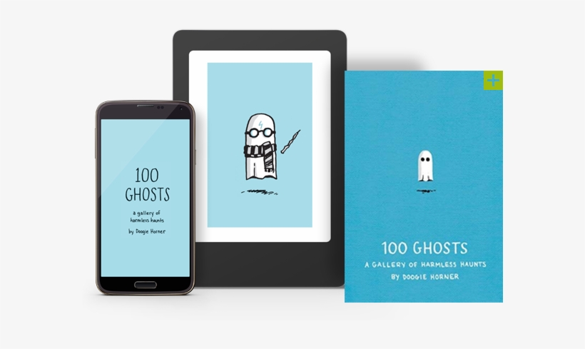 Cover For 100 Ghosts - 100 Ghosts By Doogie Horner, transparent png #2141887