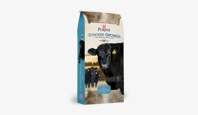 Purina® Stocker Grower - Purina All Natural Protein Stocker Grower Cattle Feed, transparent png #2142088