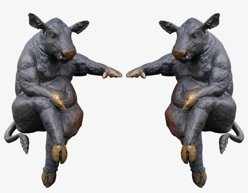 The Reason This Cow Is So Insanely Muscular The Dodo - Cow Sitting, transparent png #2142435