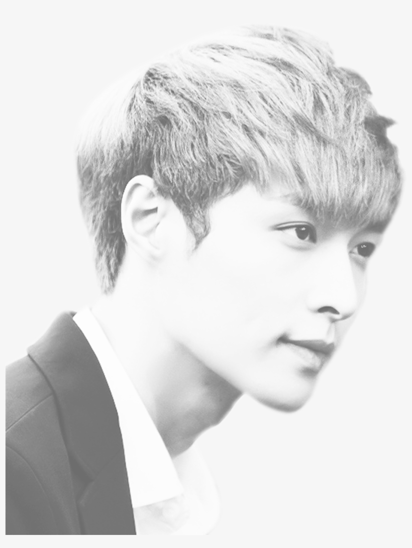 Png Transparent Download Chanyeol Drawing Easy - Exo Lay Black And White, transparent png #2142490