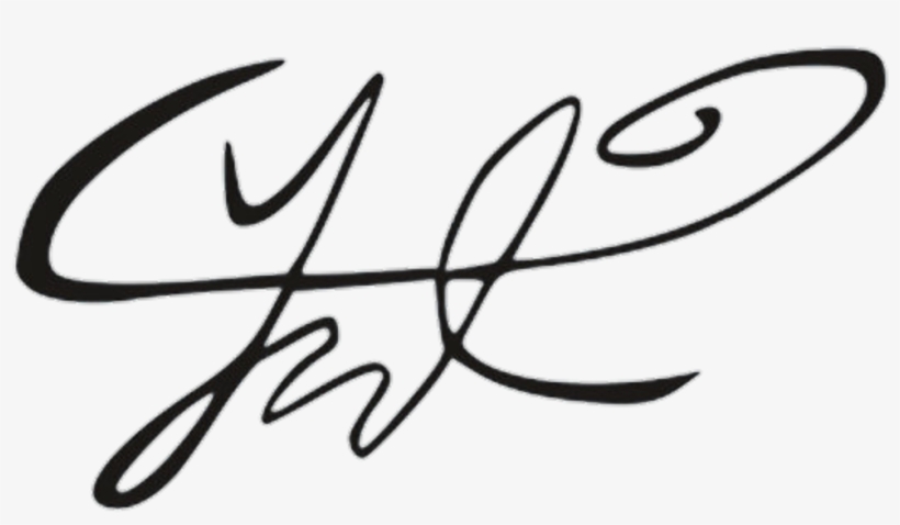 Exo Chanyeol Sign - Exo Chanyeol Signature, transparent png #2142734