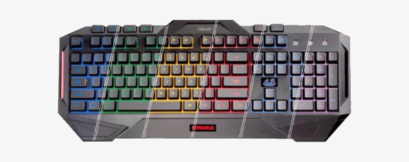 Asus Cerberus Mkii Gaming Keyboard-image - Asus Cerberus Keyboard Mkii, transparent png #2142969