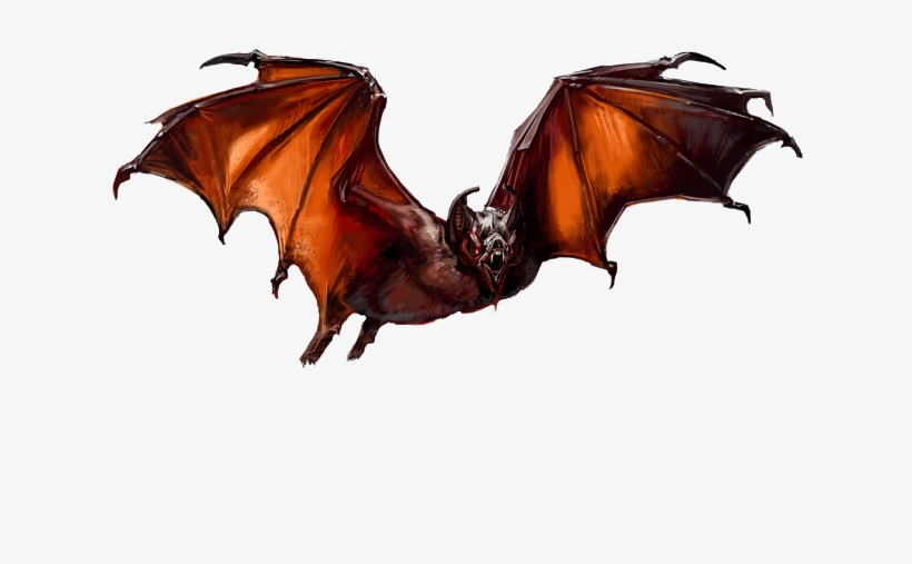 The Rats Are Aided By The Bats, That Fly Round The - Dungeons And Dragons Bats, transparent png #2143435
