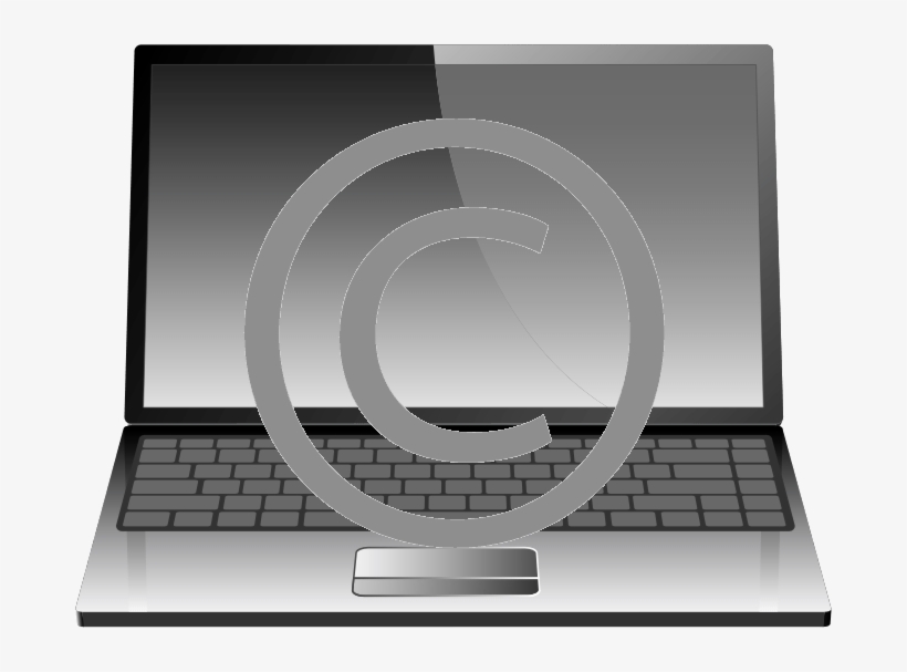 Laptop - Png - Black And White Laptop Clipart, transparent png #2143492