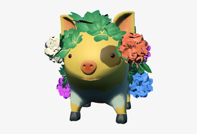 Yonder Flower Pig, transparent png #2143519