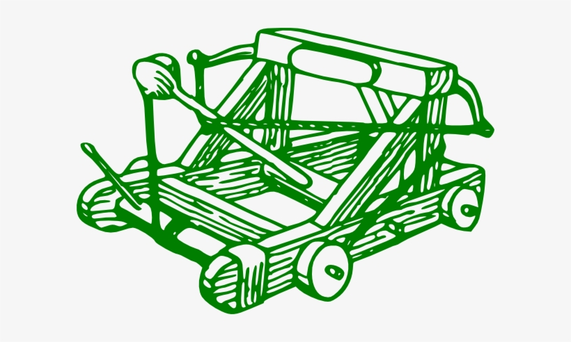 How To Set Use Green Catapult Svg Vector, transparent png #2144343