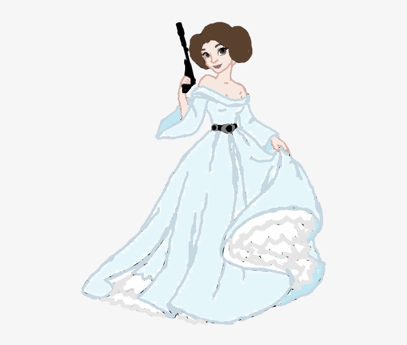 Unkown Year Leia - Princesa Leia Disney Png, transparent png #2144565