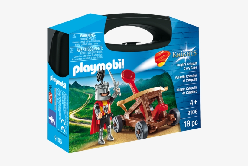 Knight's Catapult Carry Case - Playmobil Knights Usa, transparent png #2145095