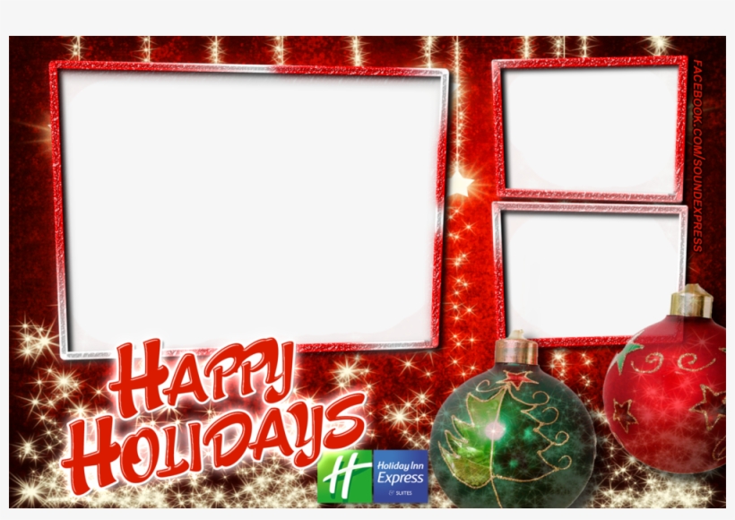 Photo Booth Holiday Party Template - Christmas Template Png Photo Booth, transparent png #2145375