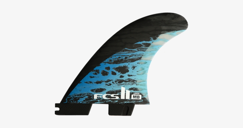 Fcs Ii Mb Pc Carbon Blue Large Tri-quad Retail Fins - Fcs Ii Mb Pc Carbon Large Tri Quad Fin Set Blue, transparent png #2145505