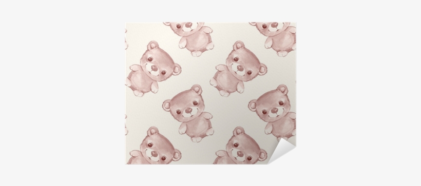 Teddy Bear Watercolor Seamless Pattern 1 Poster • Pixers® - Watercolor Painting, transparent png #2145587