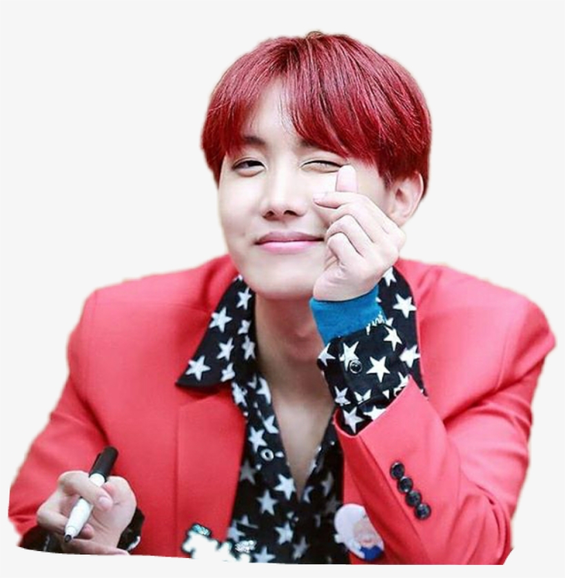 Jhope Drawing Korean - Bts Love Yourself Her Fansign, transparent png #2145720