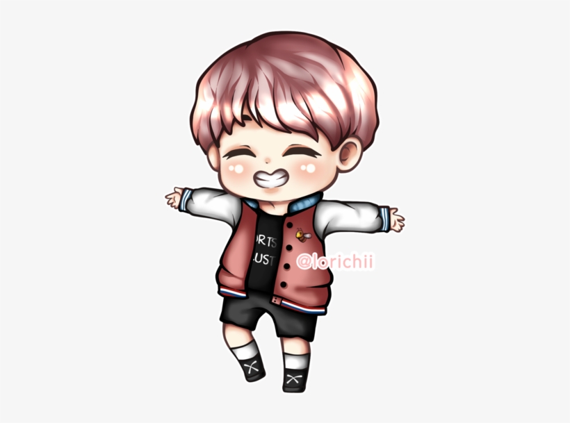 Bts Chibi J Hope - J Hope Chibi Drawing, transparent png #2145768