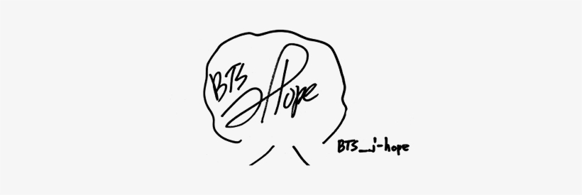 Jhope Sign - Bts J Hope Signature, transparent png #2145913