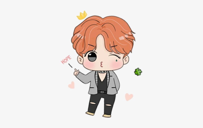 Clipart Library Jhope Bts Hoseok Happyvirus Sweet Sticker - Jhope Bts Chibi, transparent png #2146056