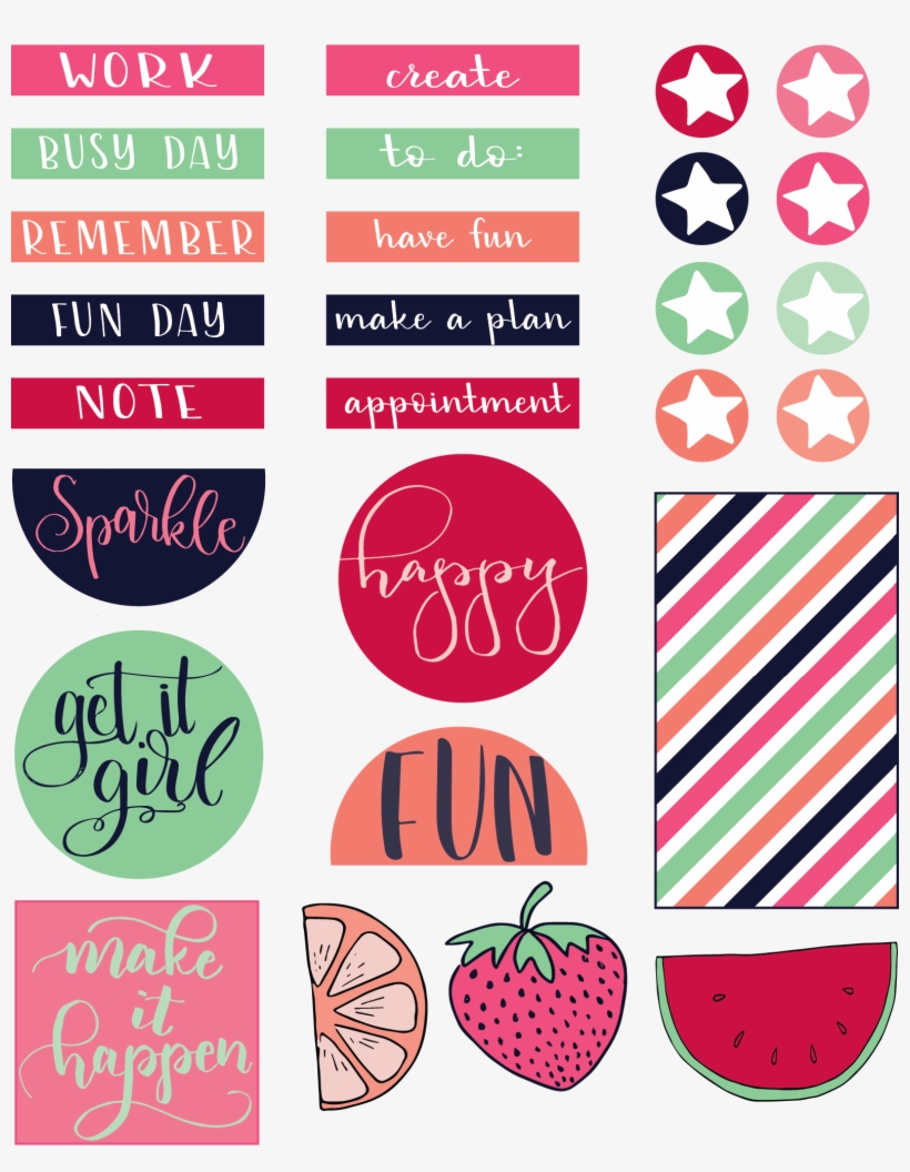 Planner Stickers, transparent png #2146210