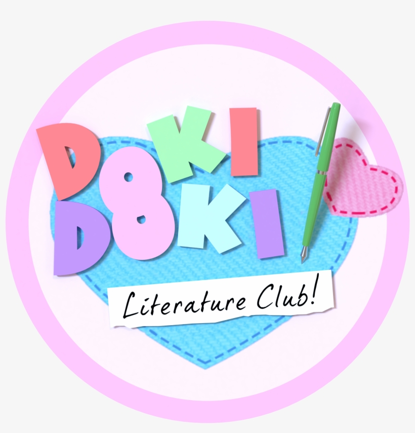 Oc Fanart3d Logo - Doki Doki Literature Club Roblox Decal, transparent png ...