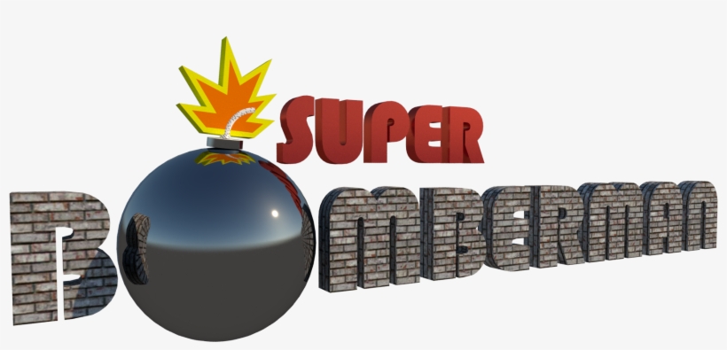Superbomber Man 3d Logo - Logo, transparent png #2146238