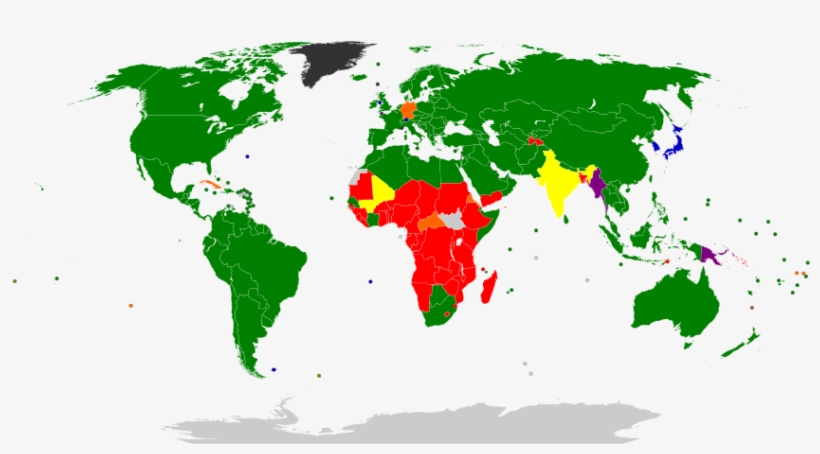 Browser Market Map June - Countries In The World That Drive, transparent png #2146255