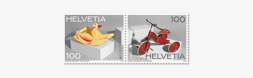 2 Single Cancelled Stamps Swiss Post Product - Europe, transparent png #2146439