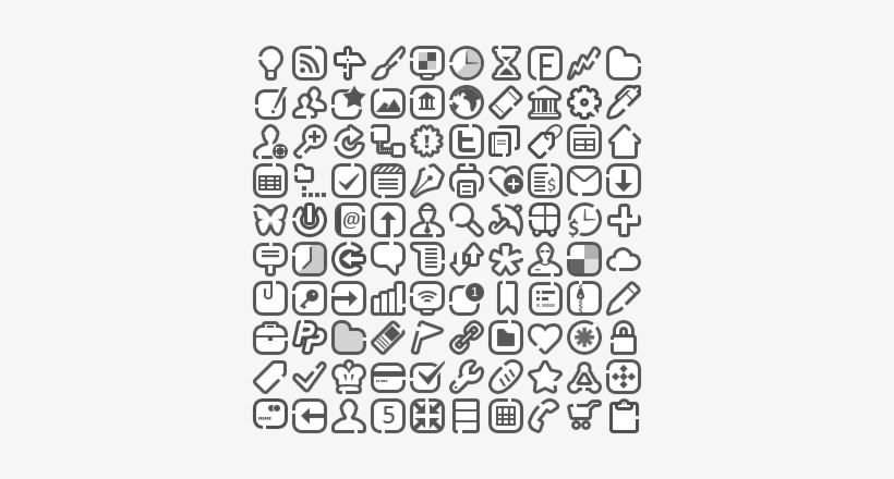 Icons Png Pack Clip Freeuse Library - Icon Pack Png, transparent png #2147294