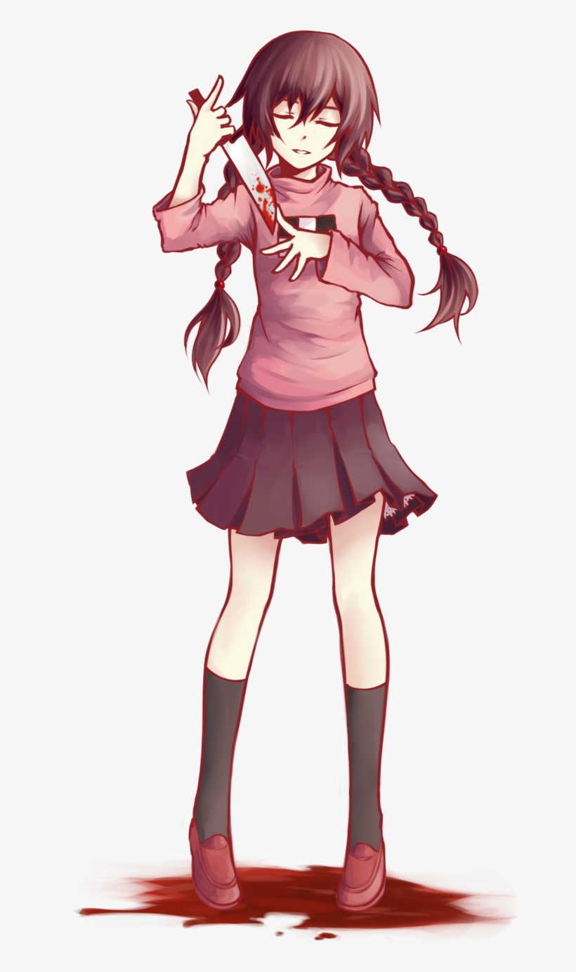 Kb, 750x1425, Madotsuki ) - Yume Nikki Madotsuki Knife, transparent png #2147378