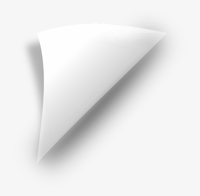 Page Png Hd - Curled Page Corner Png, transparent png #2147462