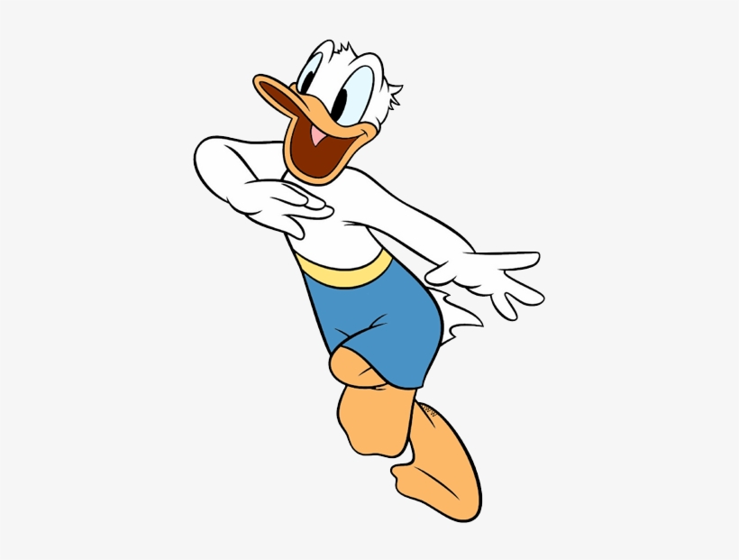 Donald Duck In Bathing Suit, transparent png #2147523