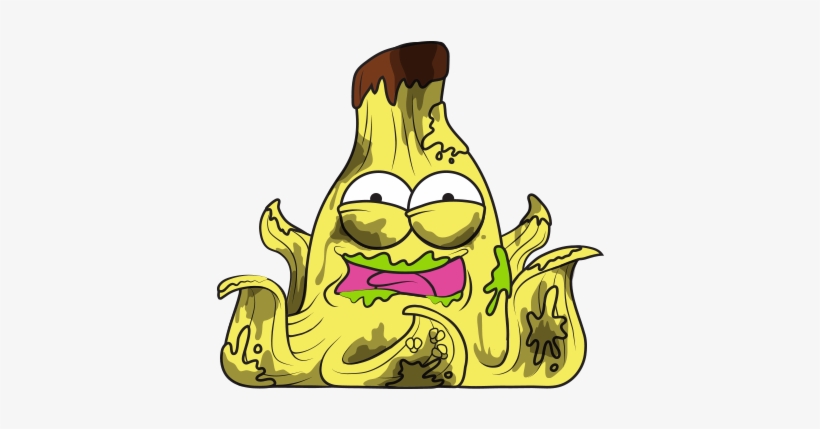 Slimy Peel Exclusive 1 - Grossery Gang Squished Banana, transparent png #2147763