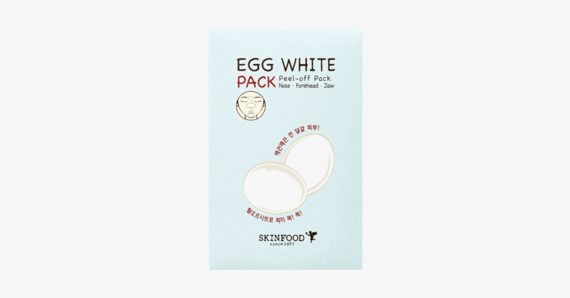 Egg White Pack - Skinfood Egg White Pack (peel Off Pack), transparent png #2148070