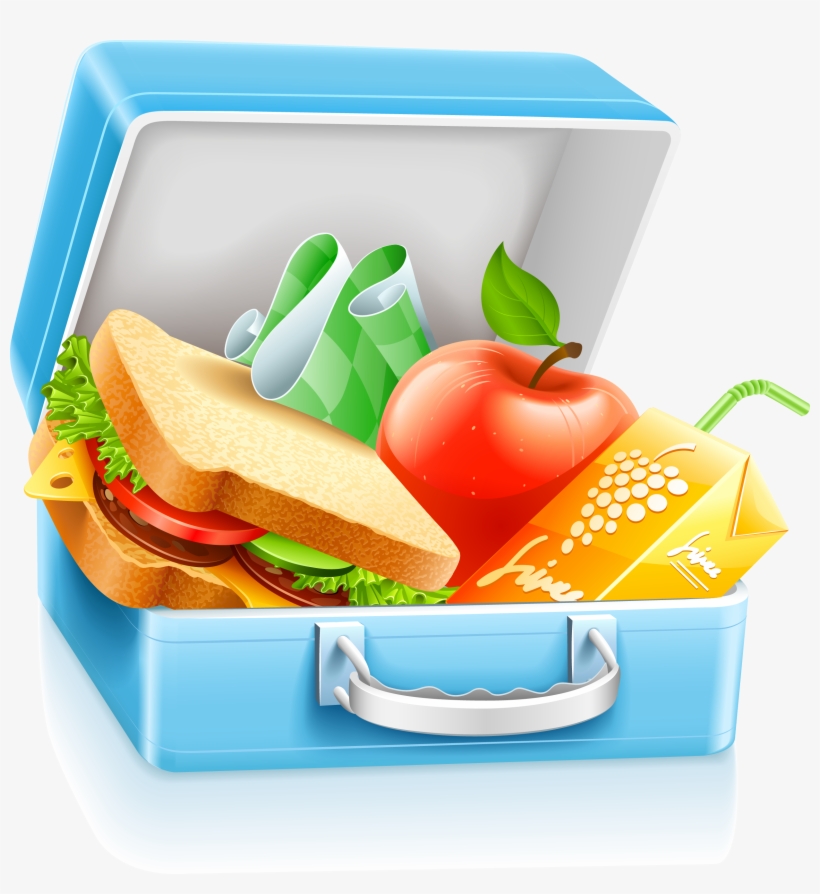 Lunchbox School Meal Clip Art - Lunch Box Vector, transparent png #2148460