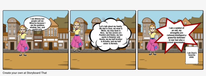 Athena - Storyboard, transparent png #2148536