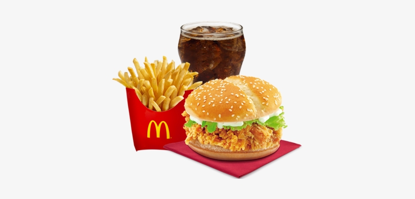 Burger Mcdo With Fries Price, transparent png #2148588