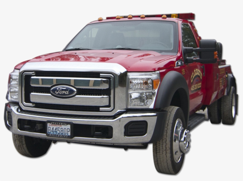 Clark's Towing Red Truck - Truck, transparent png #2148617