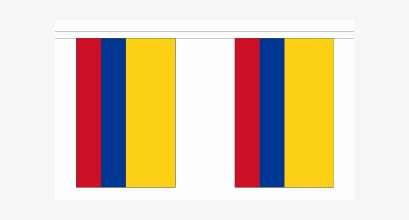 Colombia Flag Bunting - Ecuador, transparent png #2148915
