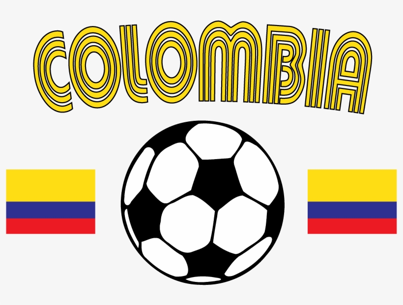 Colombia Flag Soccer Ball Fútbol Futbol Los Cafeteros - National Sport In El Salvador, transparent png #2149128