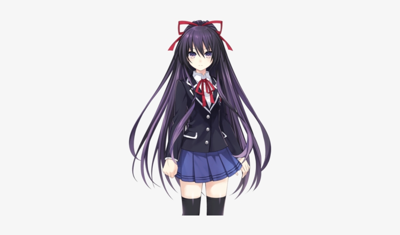Athena Eclipse - Anime Girl With Dark Purple Hair - Free Transparent PNG  Download - PNGkey