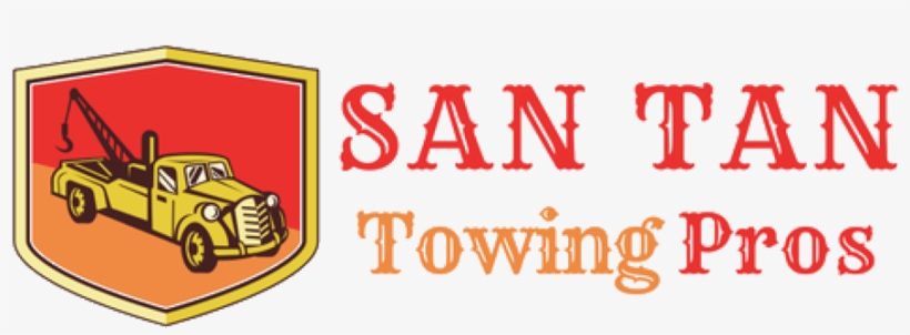 San Tan Towing Pros Logo - Vintage Tow Truck Wrecker Shield Retro Throw Blank, transparent png #2149331