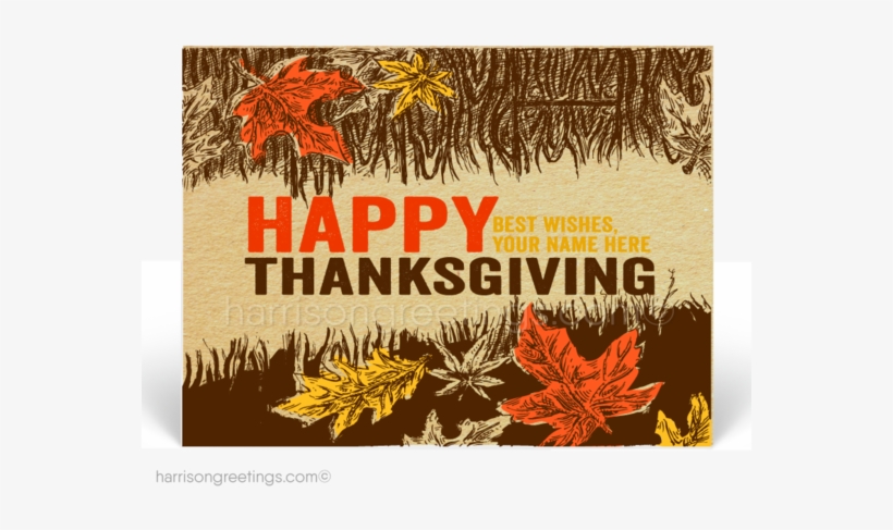 Retro Modern Client Thanksgiving Postcards - Greeting, transparent png #2149721