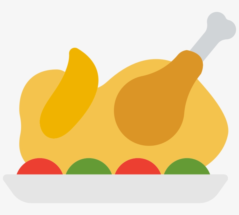 Thanksgiving Turkey Stickers Messages Sticker-4 - Dinner Vector Png, transparent png #2149777