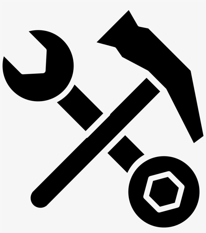 Hammer And Double Sided Wrench Tools Comments - Bi Sexual Symbols, transparent png #2150307