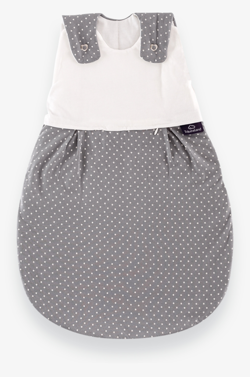Little Dots Sleeping Bag In Grey - Träumeland Babyschlafsack Liebmich 3tlg. Pünktchen, transparent png #2150389