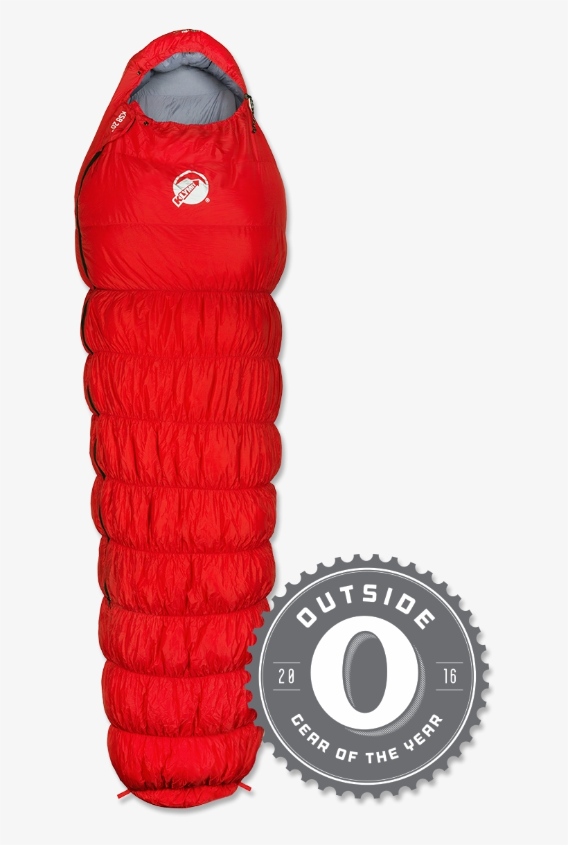 Klymit Ksb 20˚ Down Red Sleeping Bag - Ksb 20˚ Down Sleeping Bag-red, transparent png #2150615