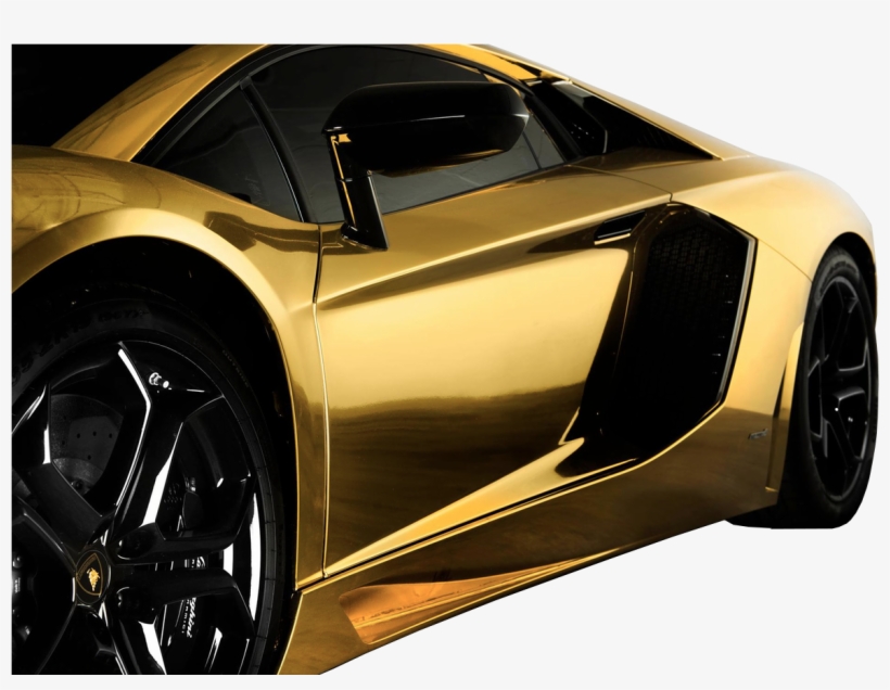 Lambo - Black And Gold Lamborghini Png, transparent png #2150768