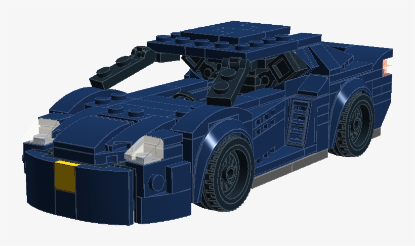 Dark Blue Lambo - Model Car, transparent png #2150860
